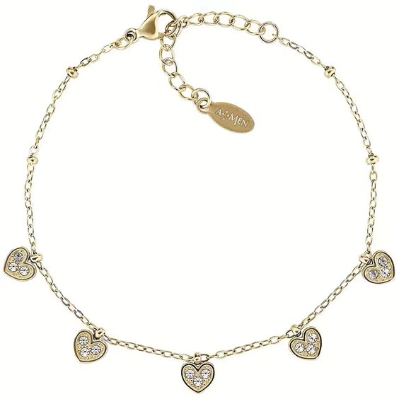 Armband Amen Dame Acciaio donna in Stahl Zircone ACBR815626G - ACBR815626G